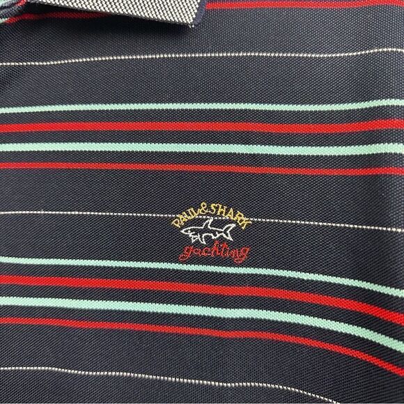 Paul & Shark Men’s Striped Polo Sz XL - Picture 4 of 10